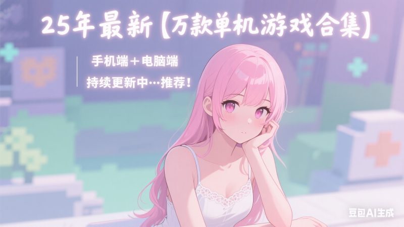 25年最新【万款单机游戏合集】手机端＋电脑端 持续更新中…推荐！-CC资源
